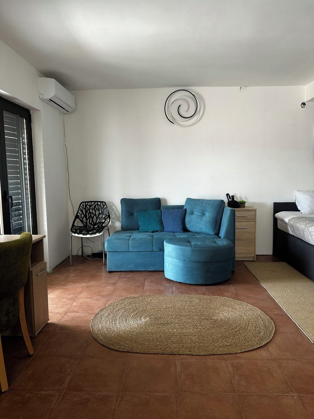 Suite estudio Deluxe, vistas al mar | Zona de estar