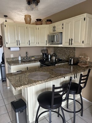 Microwave, oven, stovetop