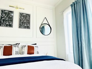2 habitaciones, tabla de planchar con plancha, wifi y ropa de cama 