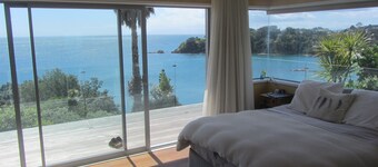 Clifftop house with private sea access