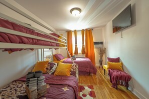 2 chambres, fer et planche Ă repasser, Wi-Fi gratuit, draps fournis