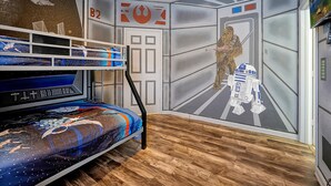 Unclassified image, 5 of 35, button - Disney Magic Villa 4BR/4BA Pool, Game Room, Themed Bedrooms – 2 Miles to Parks! (Kissimmee)
