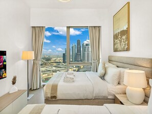 Desk, iron/ironing board, travel cot, WiFi