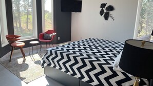 2 soverom, strykejern/-brett, reiseseng for barn og wi-fi (inkludert)