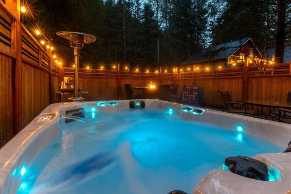 Bain à remous extérieur