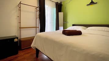 Premium bedding, free WiFi, bed sheets