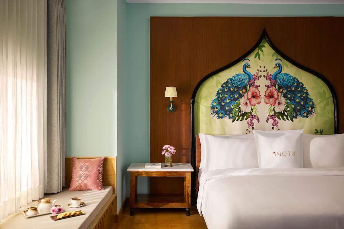 Chambre Deluxe, 1 grand lit | Draps italiens Frette, literie de qualité supérieure