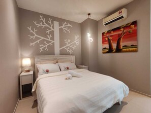 1 chambre, fer et planche à repasser, Wi-Fi, draps fournis