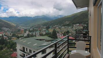 Deluxe Double Room, City View | Balcony view