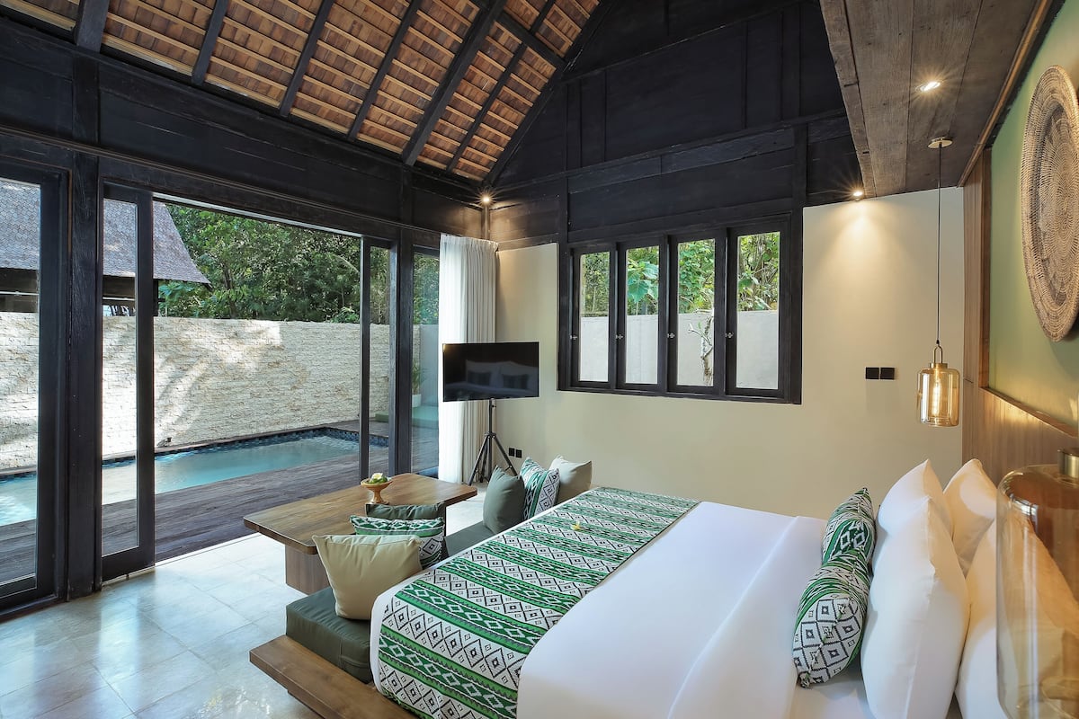The Royal Palm Court Pool Villa | 1 개의 침실, 미니바, 객실 내 금고, 암막 커튼