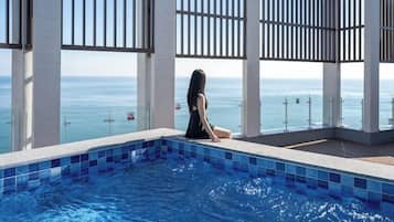 Penthouse, Private Pool, Sea View | 1 bilik tidur, peti besi dalam bilik, kalis bunyi, Wi-fi percuma