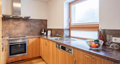 Maison avec sauna, à 1,2 km des remontées