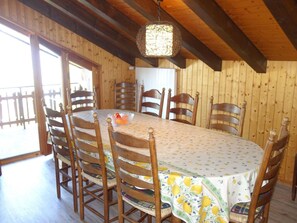 Apartment | Dining - Apartment With Breathtaking Hill View (Veysonnaz)