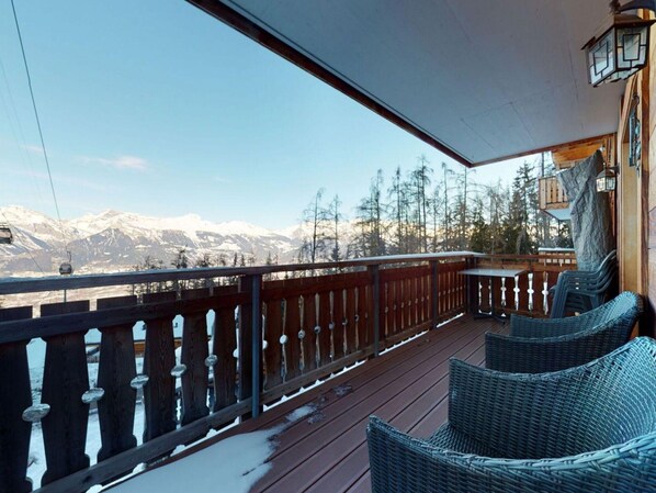 Apartment | View from property - Cozy Apartment With Sauna (Veysonnaz)