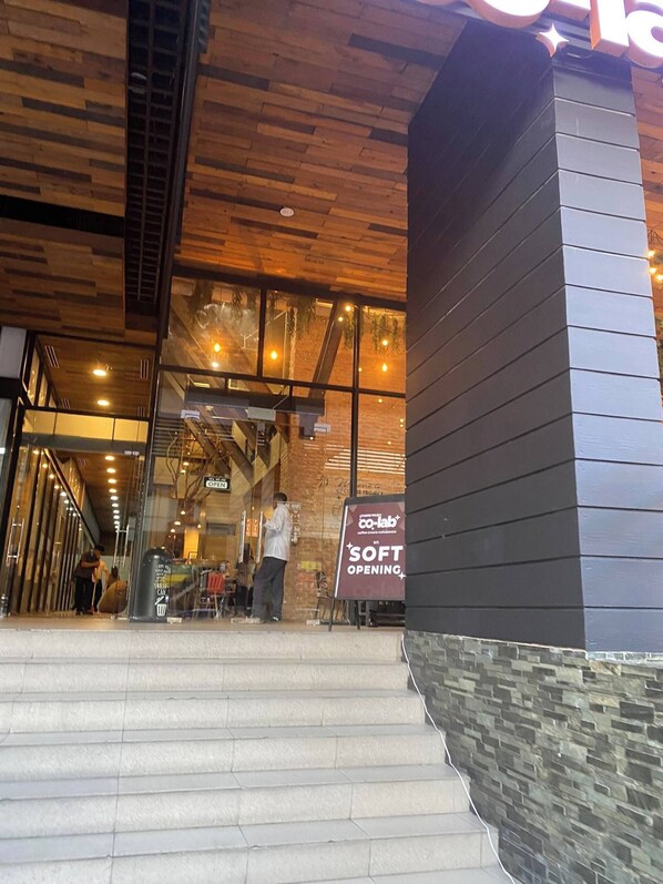 Leilighet, 1 soverom, tilgjengelighetstilpasset, byutsikt | Utvendig detalj