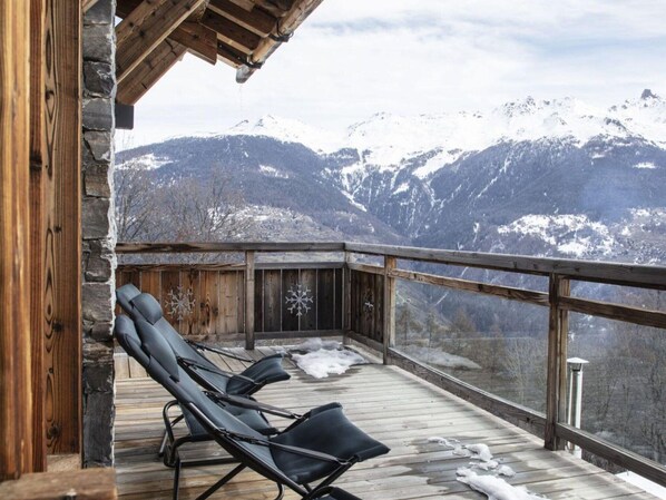 Chalet | View from property - Be Cool Sauna & Luxury Chalet 10 Pers (Vex)