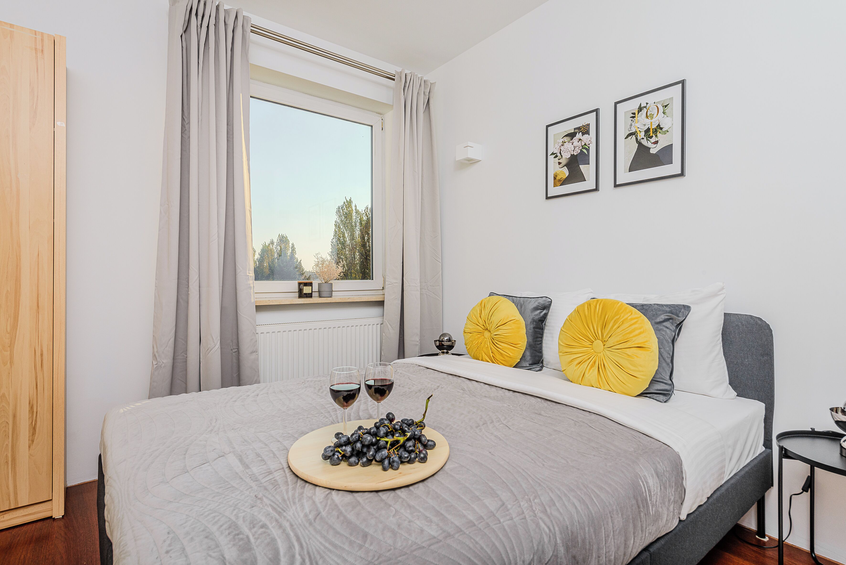 舒适公寓, 阳台, 庭院景观 | 2 多间卧室、遮光窗帘、熨斗/熨衣板、婴儿床