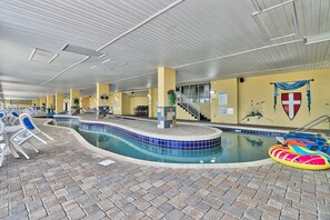 Indoor pool, a heated pool