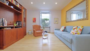 Apartemen, pemandangan kota | Area keluarga