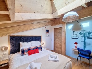 4 bedrooms, free WiFi, bed sheets - Le Grand Cerf - appartement 8 pers - proche centre (Les Gets)