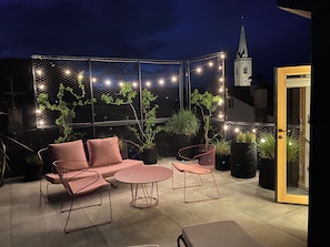 Penthouse, vue ville | Terrasse/Patio