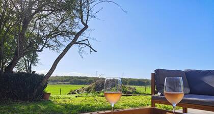 Gite Valades with pool and view