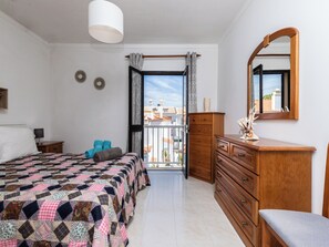 1 dormitorio y ropa de cama