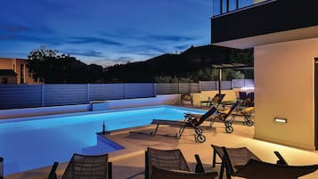 Villa (Eight Bedroom Villa) | Outdoor pool | Seasonal outdoor pool, pool loungers