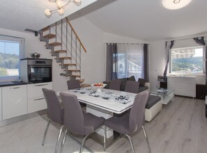 Villa (Three Bedroom Villa with Pool) | Private kitchen | Fridge - Elegant Oasis Vinisce Villa With Pool (Marina)