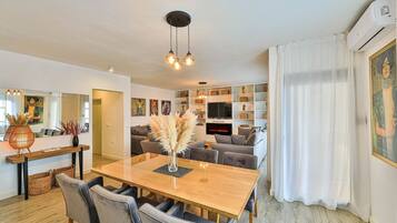 Villa (Five bedroom Villa) | Living room | 32-inch flat-screen TV with satellite channels