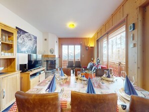 Dining - Apartment With Sauna Access (Veysonnaz)