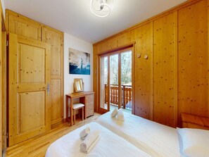 2 bedrooms, individually furnished, bed sheets - Apartment With Sauna Access (Veysonnaz)