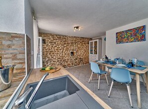 Villa (Two Bedroom Villa) | Private kitchen | Fridge