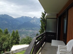 Blick von der Unterkunft