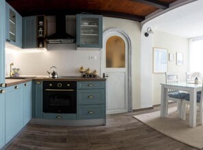Villa (Three Bedroom Villa With Sea View) | Private kitchen | Fridge