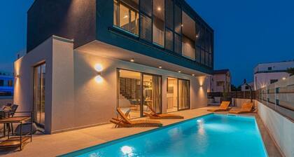 Luxury Contemporary Villa in Vodice With Pool, Sauna and Hot Tub