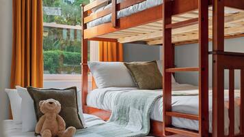 4 bedrooms, iron/ironing board, travel crib, WiFi