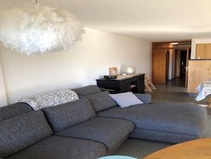 Apartment | Living room - Apartment With Free Shuttle (Nendaz)