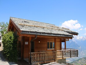 Chalet | Exterior - Chalet Nestled in Mountains and Garden (Nendaz)