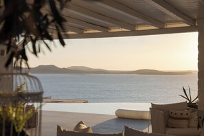 Luxury Villa, Sea View | Terrace/patio - Villa Daloli Mykonos (Mykonos)