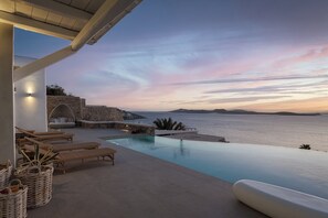 Luxury Villa, Sea View | Terrace/patio - Villa Daloli Mykonos (Mykonos)