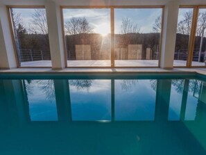 Villa | Pool | Indoor pool, outdoor pool - Tranquil Villa With Nature Access (Mala Moravka)