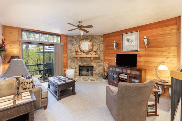 Condo, 1 Bedroom | Living area - Seven Springs Resort 1br Condo, Shuttle To Slopes! 1 Bedroom Condo (Champion)