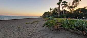 Beachfront loft with sea views