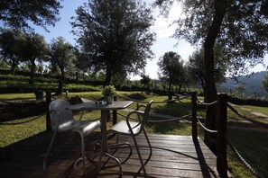 Chambre Double Standard, 2 chambres, vue jardin | Vue depuis le balcon