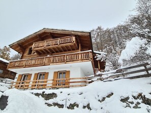 Exterior - Spacious Chalet With Patio Facing Mountains (Nendaz)