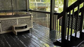 Idromassaggio all'aperto