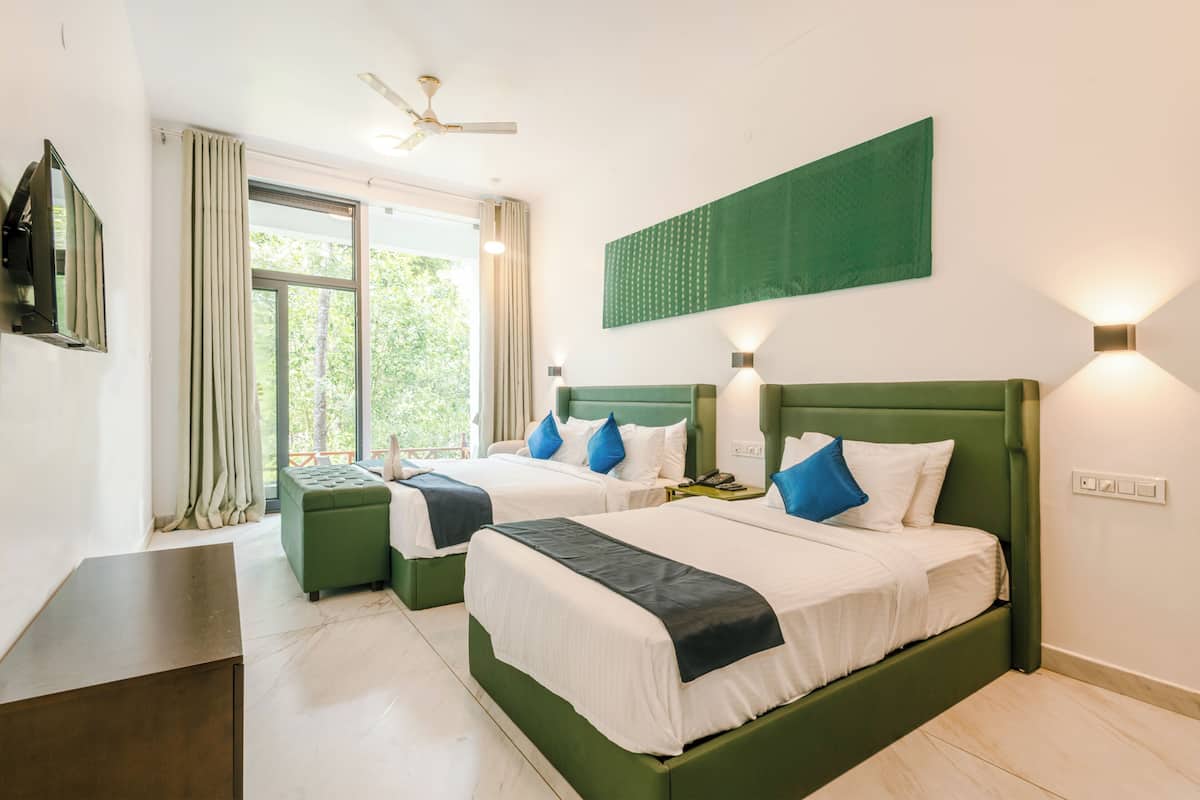 Suite, Balcony, Garden View | Bilik Mandi | Kelengkapan dandanan diri percuma, tuala disediakan, sabun, syampu 