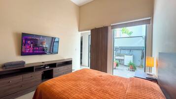 Apartamento junior | 1 dormitorio, tabla de planchar con plancha, wifi gratis