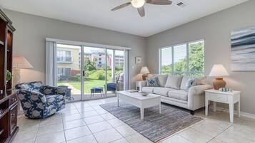 Townhome, Multiple Beds (Gulf Walk 506) | Living area | TV